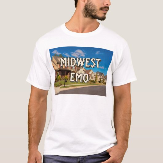 Mittelwestliches Emo Poster T-Shirt (Vorderseite)