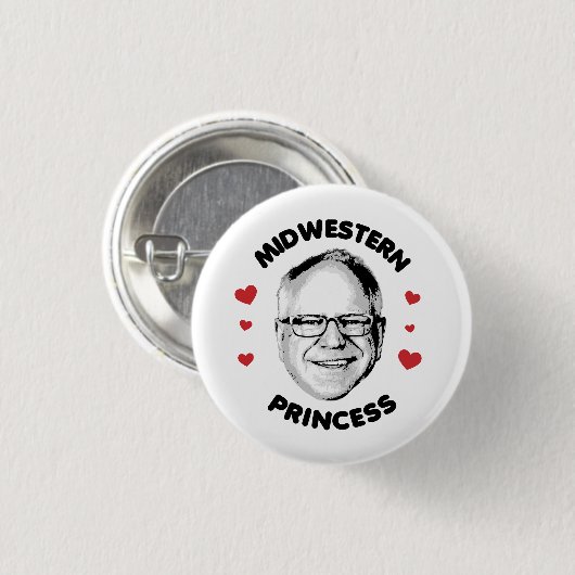 Mittelwestprinzessin Button (Vorne & Hinten)