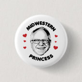 Mittelwestprinzessin Button (Vorderseite)