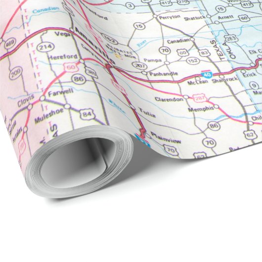 Mittelweststraße Geschenkpapier (Rolleneckpunkt)