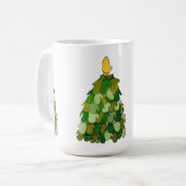 Mitten Christmas Tree Tasse (Vorderseite Links)