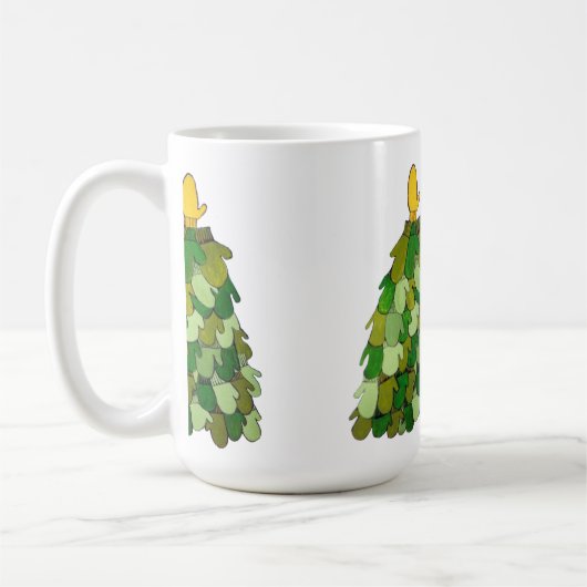 Mitten Christmas Tree Tasse (Links)