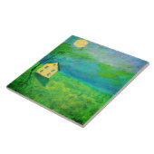 Mitten im Nirgendwo Abstrakte Malerei Fliese (Seite)