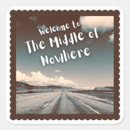 Mitten im Nirgendwo Sticker