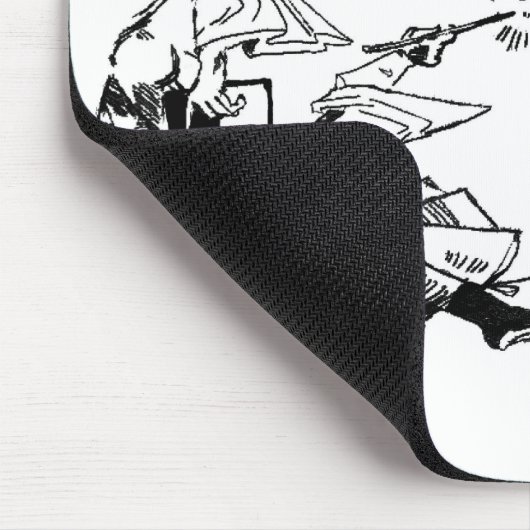 Mitten- in der Luftkampf Mousepad! Mousepad (Ecke)