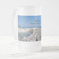 Mitten in der Muschel Insel Jetty Mattierte Tasse