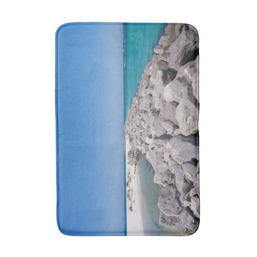 Mitten in der Muschel Jetty Bath Mat Badematte (Vorderseite Vertikal)