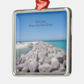 Mitten in der Muschel Jetty Ornament Souvenir (Links)