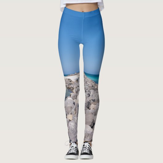 Mitten in der Muschel Leggings (Vorderseite)