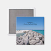 Mitten in der Muschel Magnet (Vorderseite/Rückseite)