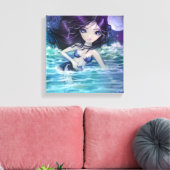 Mitten in der sanften See, Meerjungfrau Art drucke (Insitu (Wohnzimmer))