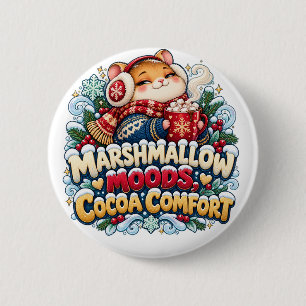 Mitten Magic Kakao Klassiker Süßer Winterfuchs Button
