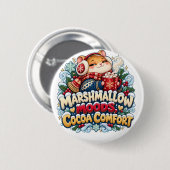 Mitten Magic Kakao Klassiker Süßer Winterfuchs Button (Vorne & Hinten)