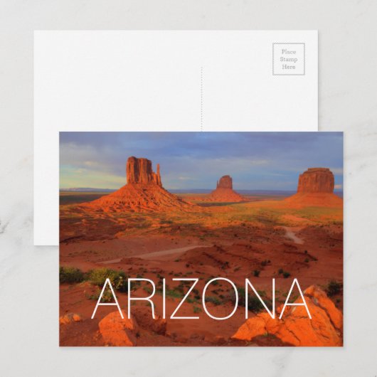 Mitten, Monumental, AZ Postkarte (Vorne/Hinten)