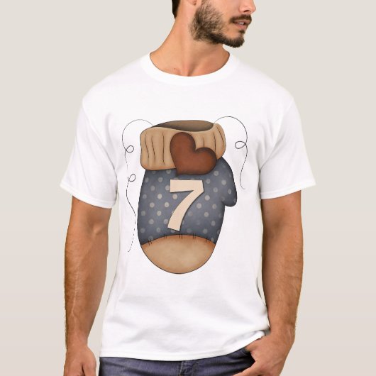 Mitten Nummer sieben T-Shirt (Vorderseite)