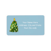 Mitten Tree Address Label Adressaufkleber (Vorne)