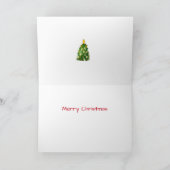 Mitten Tree Christmas Card Feiertagskarte (Innenseite)