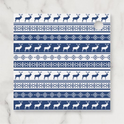 Mitten und Kakao warme Winter wünscht Urlaub Geschenkanhänger (Rückseite)