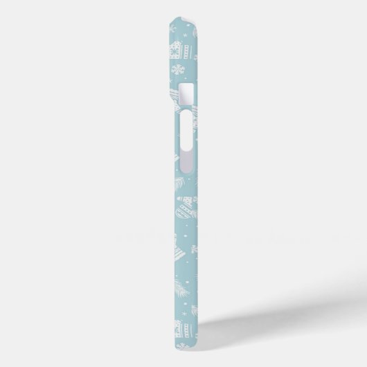 Mitten und Schneeflocken Case-Mate iPhone Hülle (Rückseite / Links)