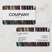 Mittenband (durchtrennt) - Abstrakt metallisch Visitenkarte (Vorne/Hinten)