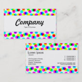 Mittenband - Farbhalftonmuster Visitenkarte (Vorne/Hinten)