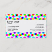 Mittenband - Farbhalftonmuster Visitenkarte (Rückseite)