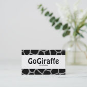 Mittenband - GoGiraffe - Grau 99999 Visitenkarte (Stehend Vorderseite)
