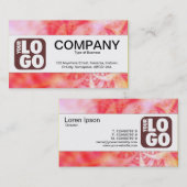 Mittenband (Logo) - Vortex of Time Abstrakt Visitenkarte (Vorne/Hinten)