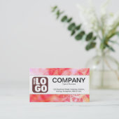 Mittenband (Logo) - Vortex of Time Abstrakt Visitenkarte (Stehend Vorderseite)