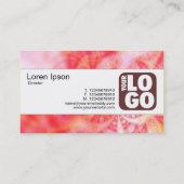 Mittenband (Logo) - Vortex of Time Abstrakt Visitenkarte (Rückseite)