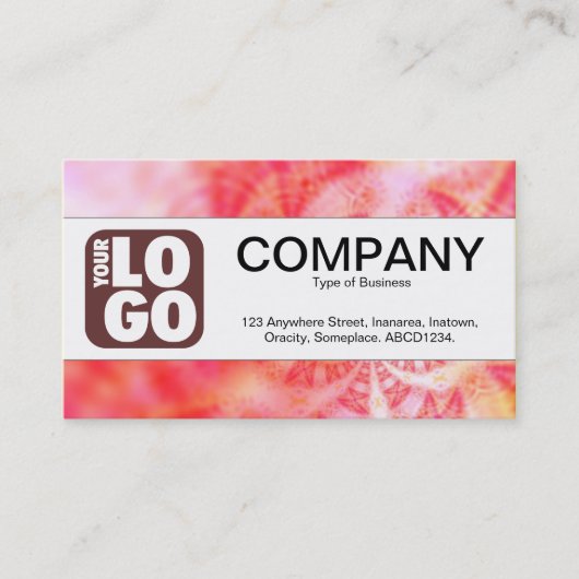 Mittenband (Logo) - Vortex of Time Abstrakt Visitenkarte (Vorderseite)