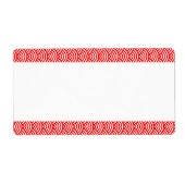 Mittenband - Muster für Fischgröße (Vorne)