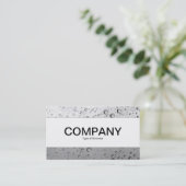 Mittenband - Regen auf meinem Fenster 02 Visitenkarte (Stehend Vorderseite)