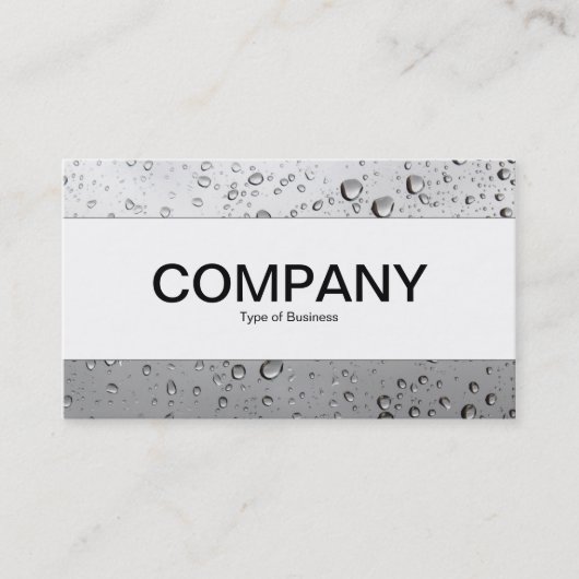 Mittenband - Regen auf meinem Fenster 02 Visitenkarte (Vorderseite)