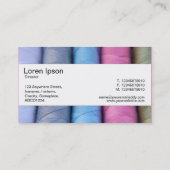 Mittenband - Rollen aus Baumwolle Visitenkarte (Rückseite)