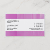 Mittenband - Rose Tinte Glaswerke Visitenkarte (Rückseite)