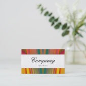 Mittenband - Script - Abstrakt Visitenkarte (Stehend Vorderseite)