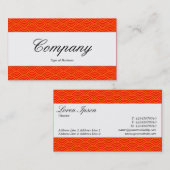 Mittenband - Skript - Muster für die Fischskala Visitenkarte (Vorne/Hinten)