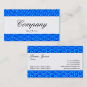 Mittenband - Skript - Muster für die Fischskala Visitenkarte (Vorne/Hinten)