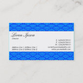 Mittenband - Skript - Muster für die Fischskala Visitenkarte (Rückseite)