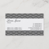 Mittenband - Skript - Muster für die Fischskala Visitenkarte (Rückseite)