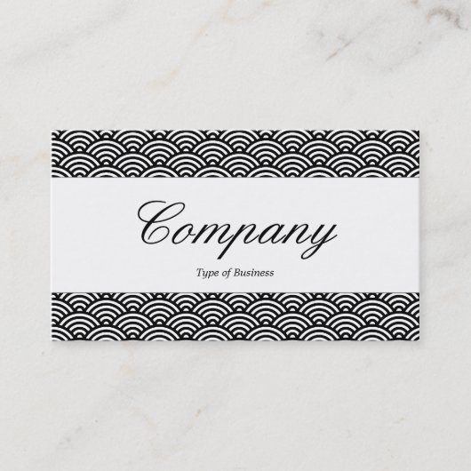 Mittenband - Skript - Muster für die Fischskala Visitenkarte (Vorderseite)