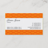 Mittenband - Skript - Muster für die Fischskala Visitenkarte (Rückseite)