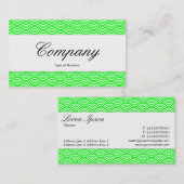 Mittenband - Skript - Muster für die Fischskala Visitenkarte (Vorne/Hinten)