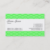 Mittenband - Skript - Muster für die Fischskala Visitenkarte (Rückseite)