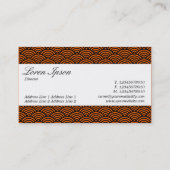 Mittenband - Skript - Muster für die Fischskala Visitenkarte (Rückseite)