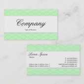 Mittenband - Skript - Muster für die Fischskala Visitenkarte (Vorne/Hinten)