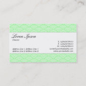 Mittenband - Skript - Muster für die Fischskala Visitenkarte (Rückseite)