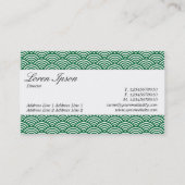 Mittenband - Skript - Muster für die Fischskala Visitenkarte (Rückseite)