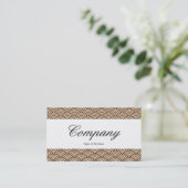 Mittenband - Skript - Muster für die Fischskala Visitenkarte (Stehend Vorderseite)